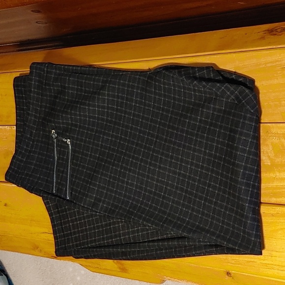 Lily Morgan Pull On Plaid Plus Size Pants/Trousers with Zipper Accents Size 2X - Picture 1 of 11